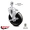 Service Caster 5 Inch Phenolic Wheel Swivel 1/2 Inch Threaded Stem Caster with Brake SCC SCC-TS20S514-PHR-TLB-121315 - alternate 3